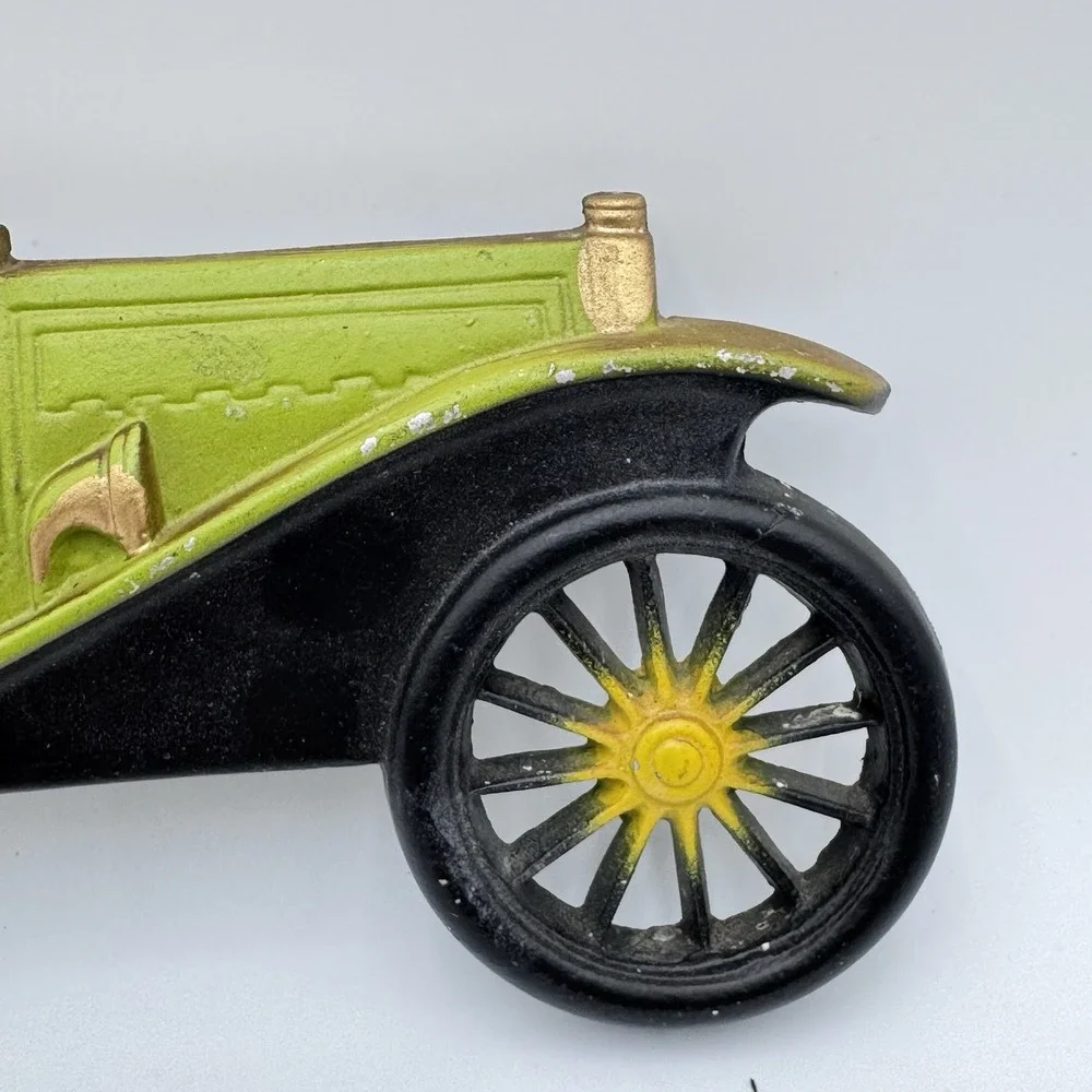 Vintage 1909 Hupmobile Car Hand Cast Aluminum Wall Art By Midwest Products #AC-7